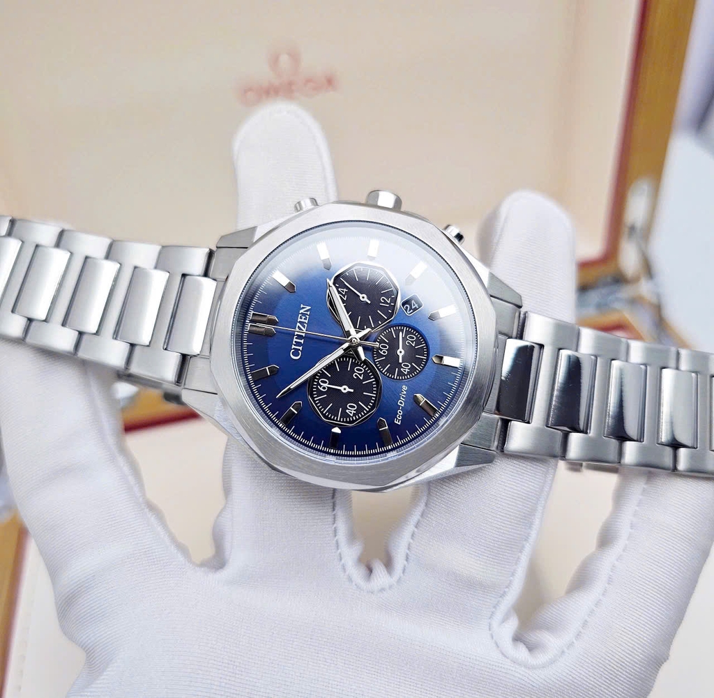 Đồng Hồ Nam Citizen Quartz Eco-drive Chronograph CA4590-81L