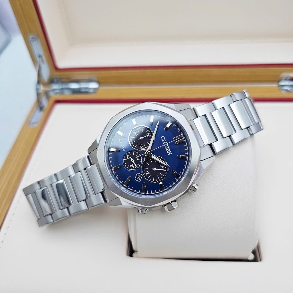 Đồng Hồ Nam Citizen Quartz Eco-drive Chronograph CA4590-81L