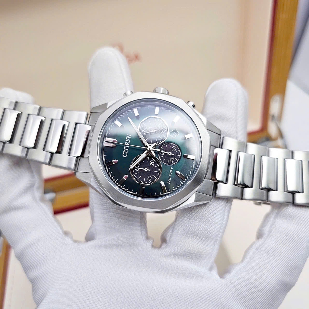 Đồng Hồ Nam Citizen Quartz Eco-Drive Chronograph CA4590-81X