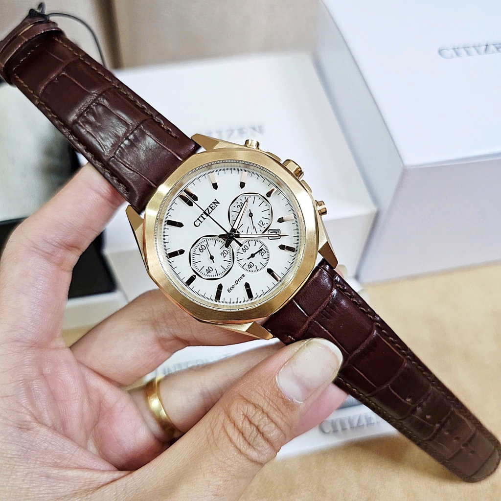 Đồng Hồ Nam Citizen Quartz Eco-Drive Chronograph CA4593-15A