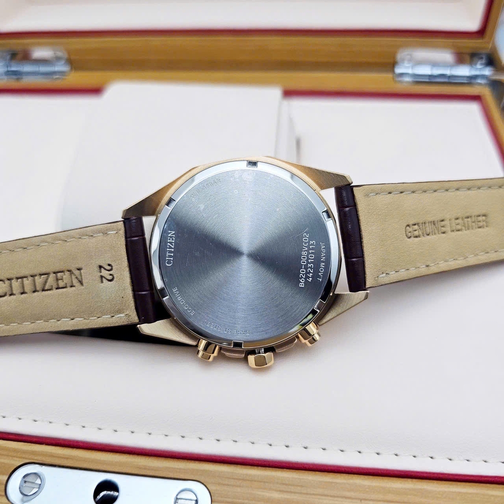 Đồng Hồ Nam Citizen Quartz Eco-Drive Chronograph CA4593-15A