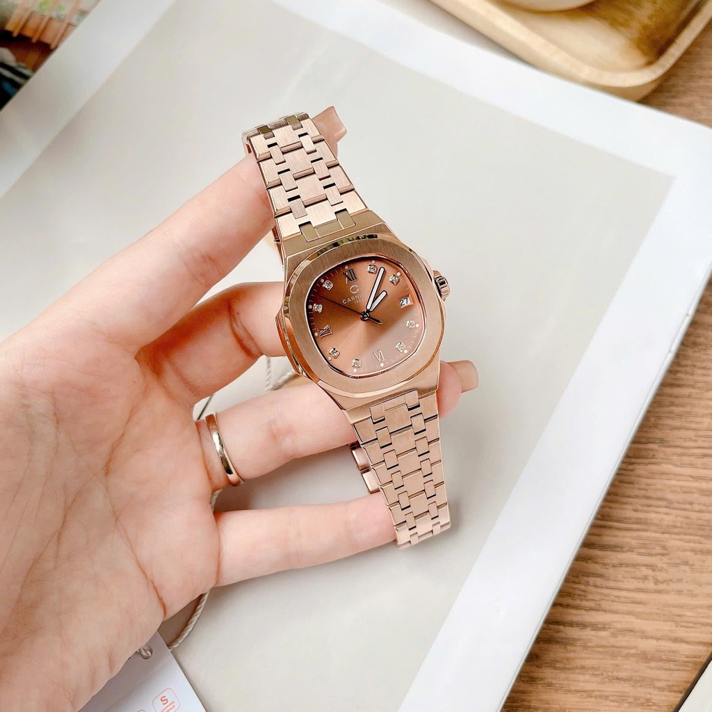 Đồng Hồ Nữ Carnival Quartz 8160L-VH-N ( 8160L ) Cá Hồi