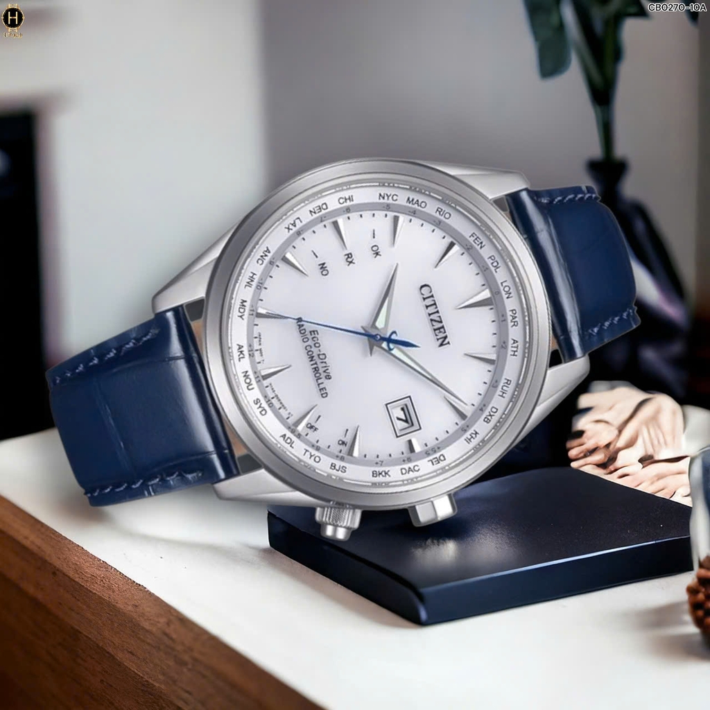 Đồng Hồ Nam Citizen Quartz Eco-Drive Radio-Controlled CB0270-10A