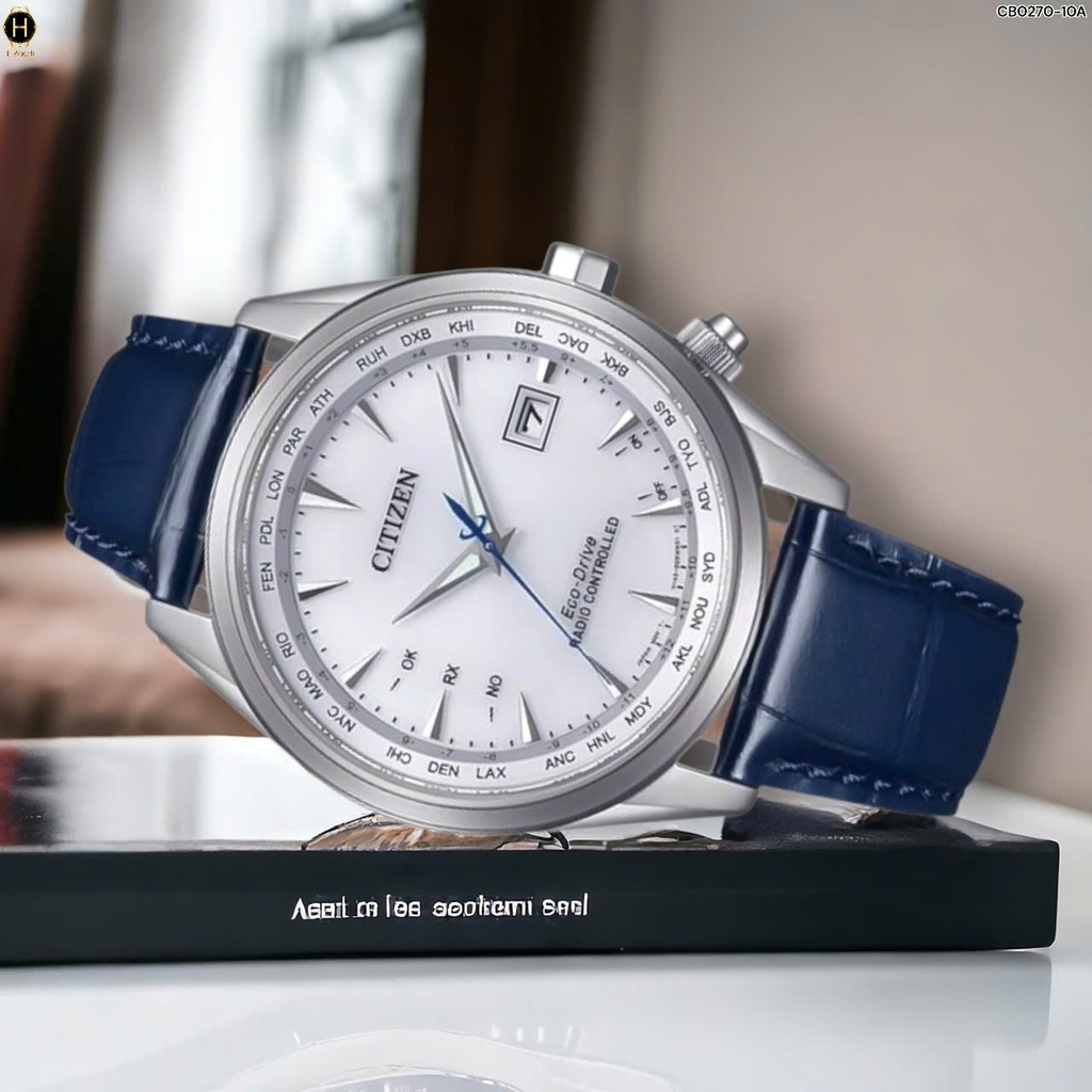 Đồng Hồ Nam Citizen Quartz Eco-Drive Radio-Controlled CB0270-10A