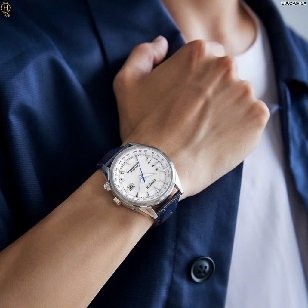 Đồng Hồ Nam Citizen Quartz Eco-Drive Radio-Controlled CB0270-10A