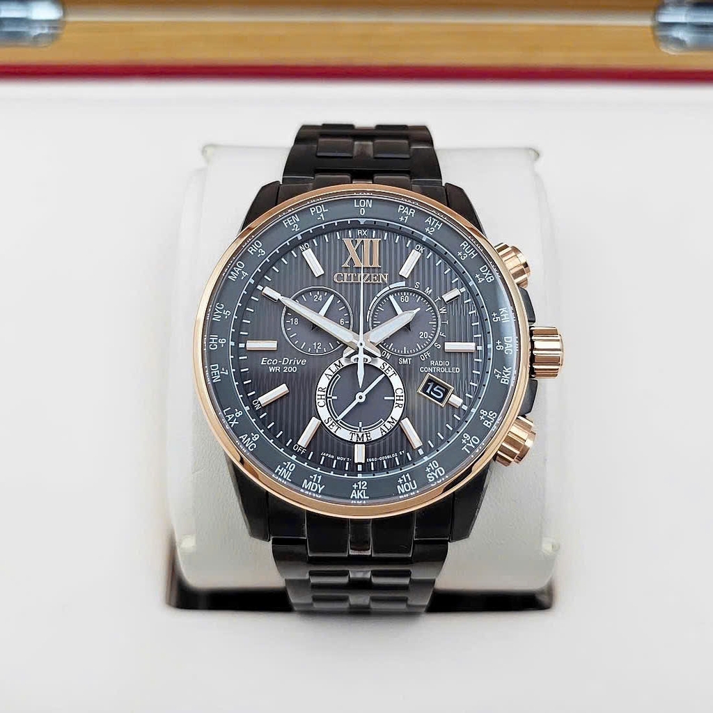 Đồng Hồ Nam Citizen Quartz Eco-drive Radio-Controlled Perpetual Calendar CB5884-88H