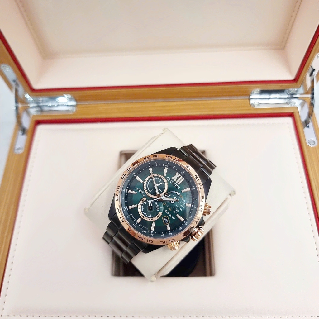 Đồng Hồ Nam Citizen Quartz Eco-drive Radio-Controlled Perpetual Calendar CB5956-89X