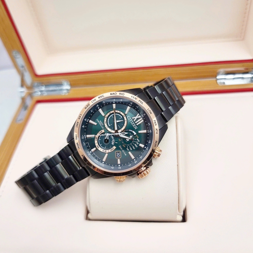 Đồng Hồ Nam Citizen Quartz Eco-drive Radio-Controlled Perpetual Calendar CB5956-89X