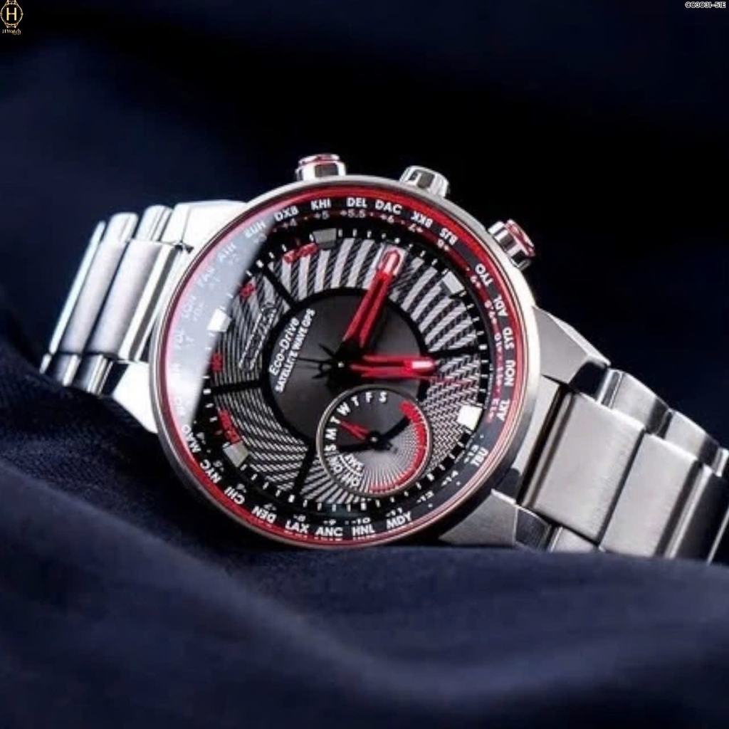 Đồng Hồ Nam Citizen Quartz Eco-drive Satellite Wave CC3031-51E