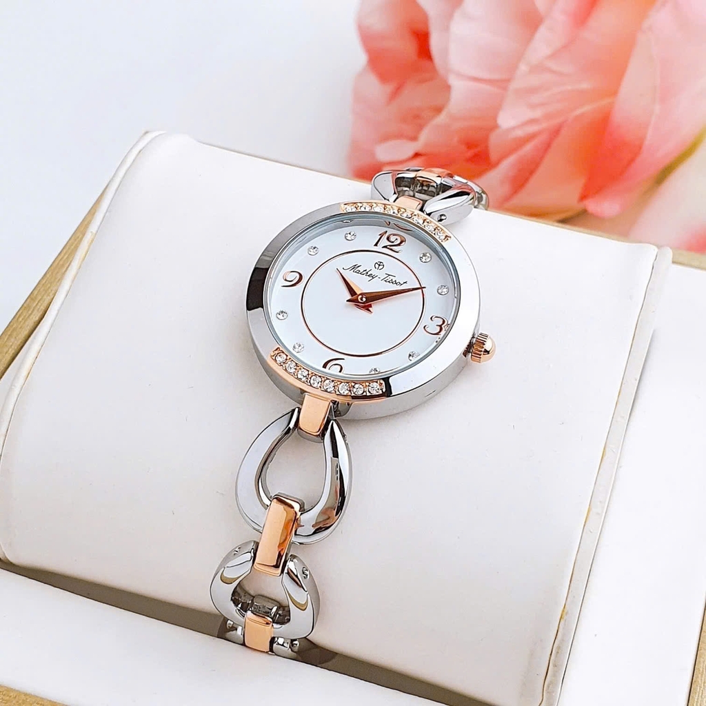 Đồng Hồ Nữ Mathey Tissot Quartz Fleury D1496BI