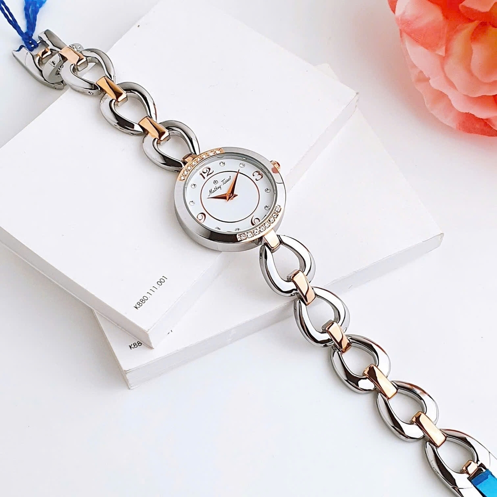 Đồng Hồ Nữ Mathey Tissot Quartz Fleury D1496BI