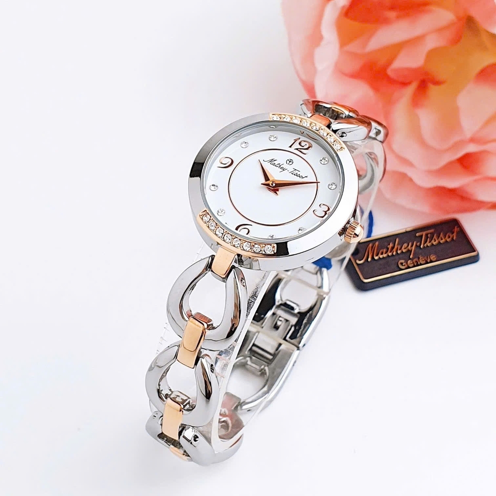 Đồng Hồ Nữ Mathey Tissot Quartz Fleury D1496BI