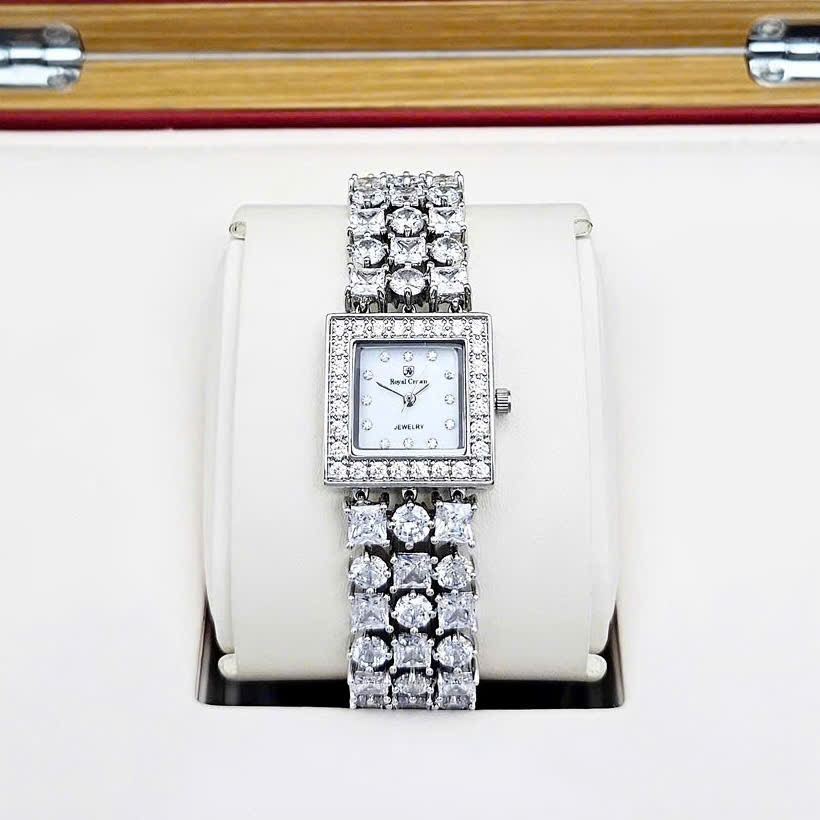 Đồng Hồ Nữ Royal Crown Quartz D8160