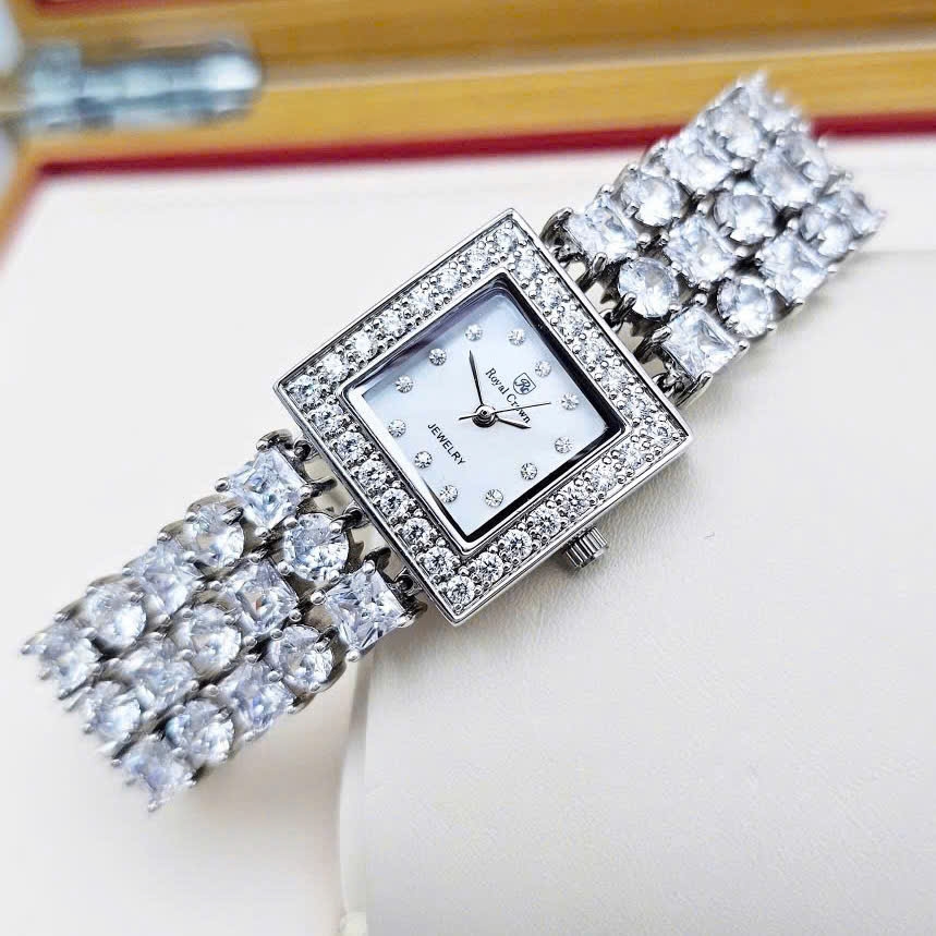 Đồng Hồ Nữ Royal Crown Quartz D8160