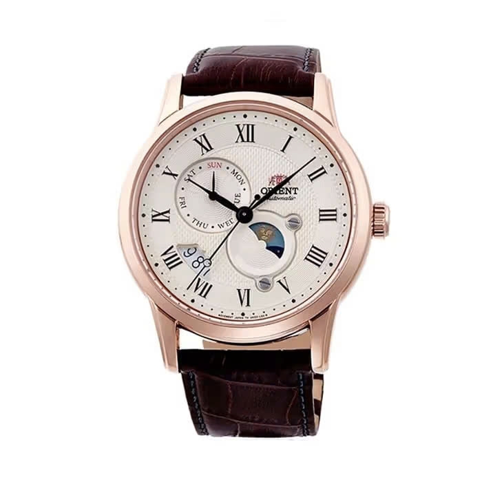 Đồng Hồ Nam Orient Automatic Sun And Moon Gen 3 Rose RA-AK0007S10B ( RA-AK0007S30B ) ( RA-AK0007S ) ( RN-AK0001S )