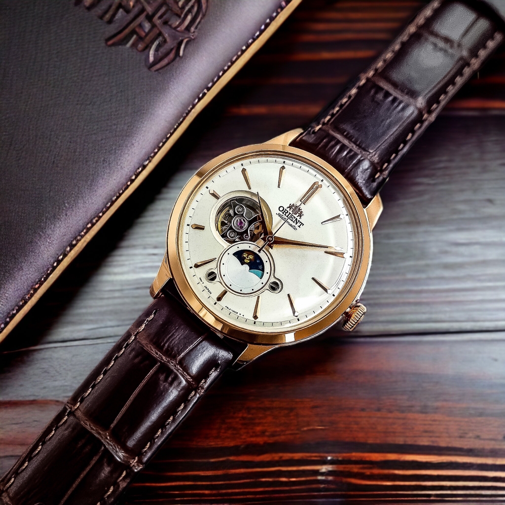 Đồng Hồ Nam Orient Automatic Sun And Moon Gen 6 Open Heart  RA-AS0102S10B ( RA-AS0102S30B ) ( RA-AS0102S )