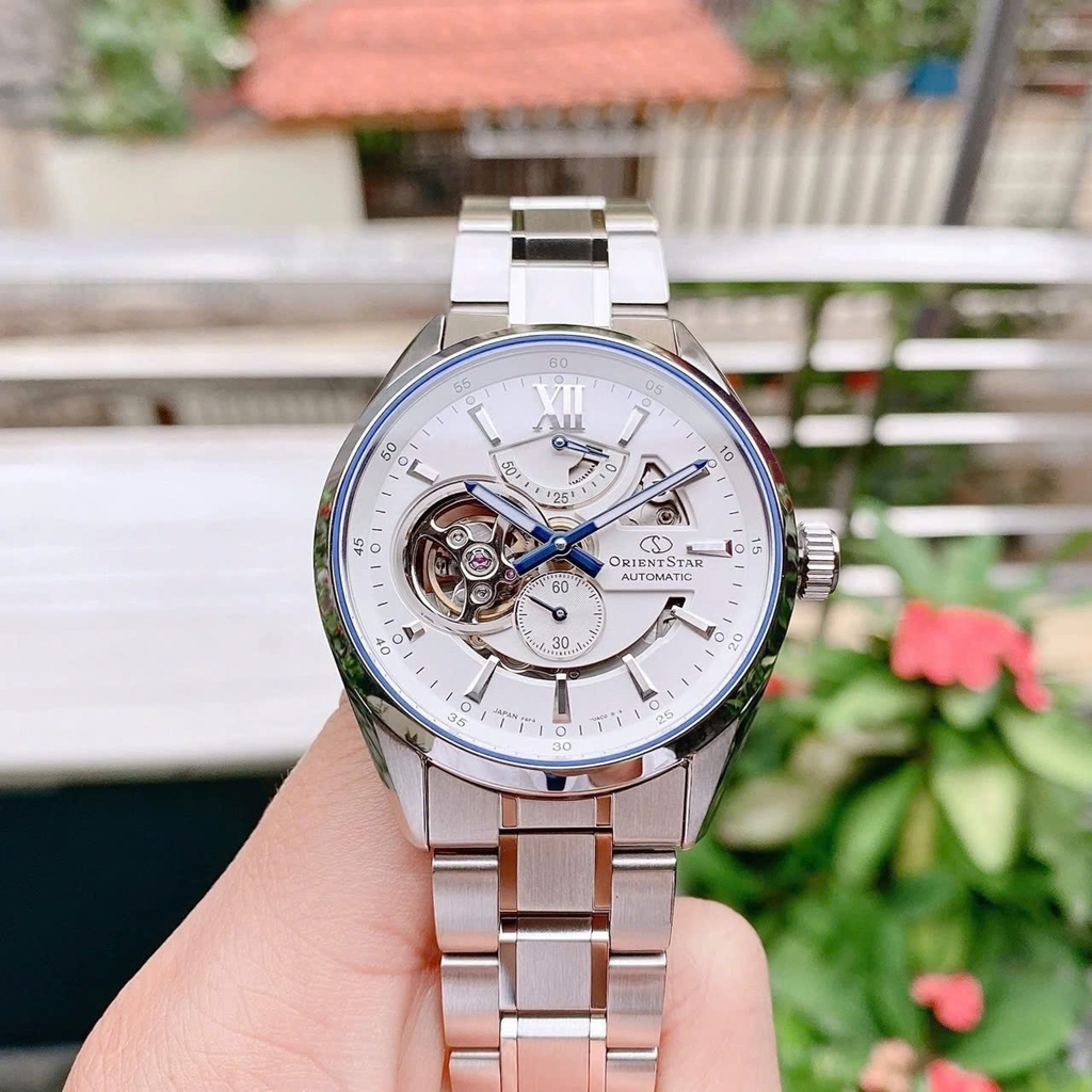 Đồng Hồ Nam Orient Start Automatic Semi Skeleton Joker RE-AV0113S00B ( RE-AV0113S ) Mặt Trắng