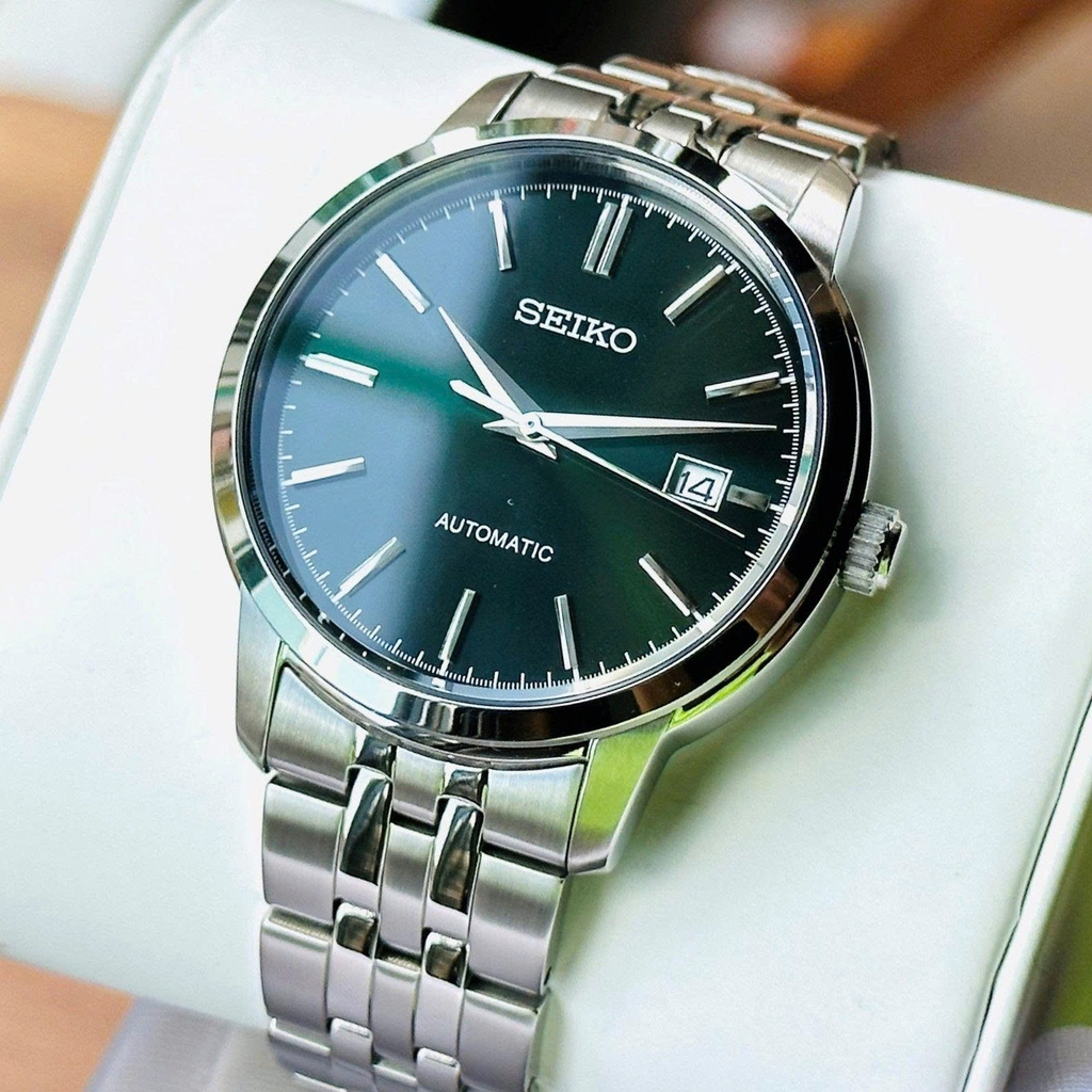 Đồng Hồ Nam Seiko Automatic Green SRPH89K1