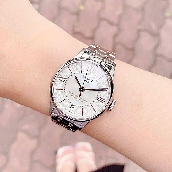 Đồng Hồ Nữ Tissot Automatic Chemin Des Tourelles Sapphire T099.207.11.118.00 ( T0992071111800 )