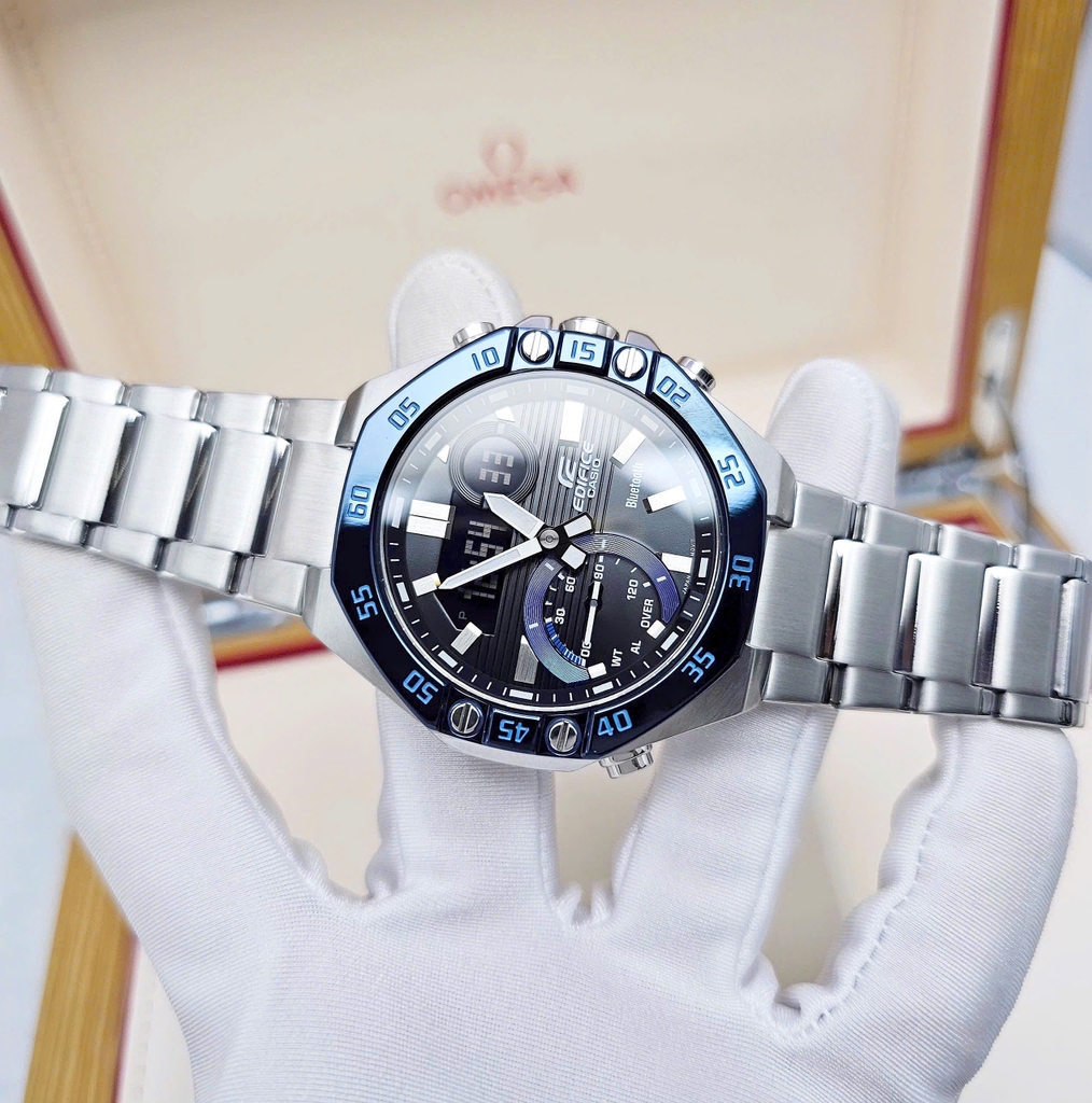 Đồng Hồ Nam Casio Edifice Quartz ECB-10DB-1BDF