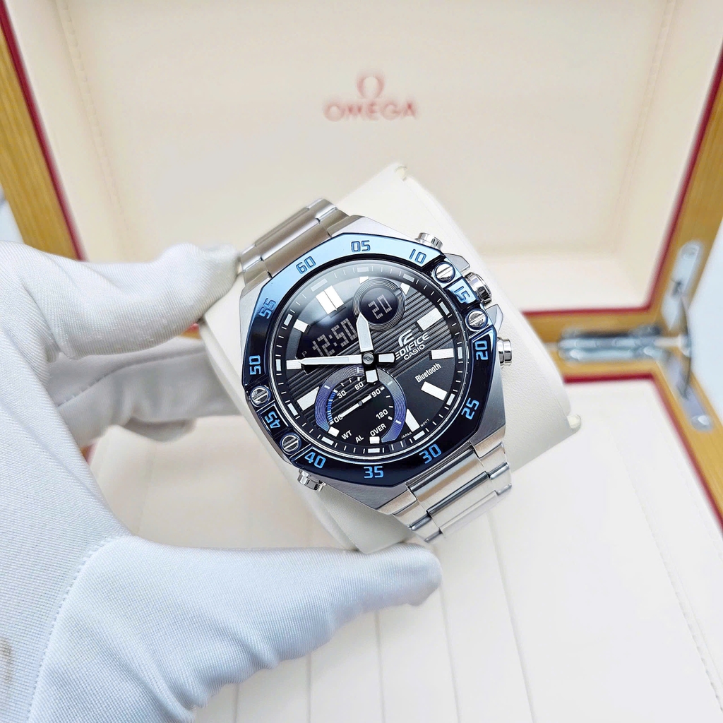 Đồng Hồ Nam Casio Edifice Quartz ECB-10DB-1BDF