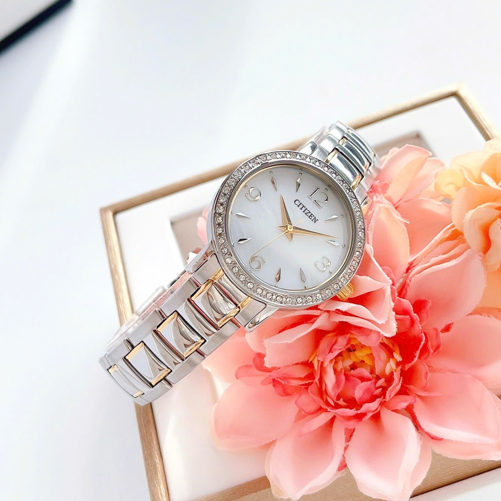 Đồng Hồ Nữ Citizen Quartz Eco -Drive EL3044-54D