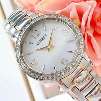 Đồng Hồ Nữ Citizen Quartz Eco -Drive EL3044-54D