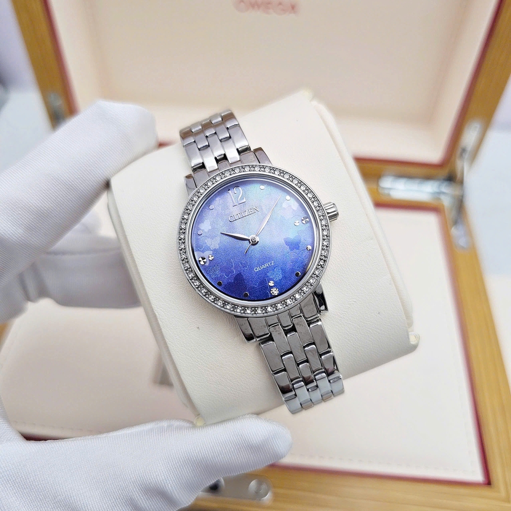 Đồng Hồ Nữ Citizen Quartz Beginning Blue EL3100-55N
