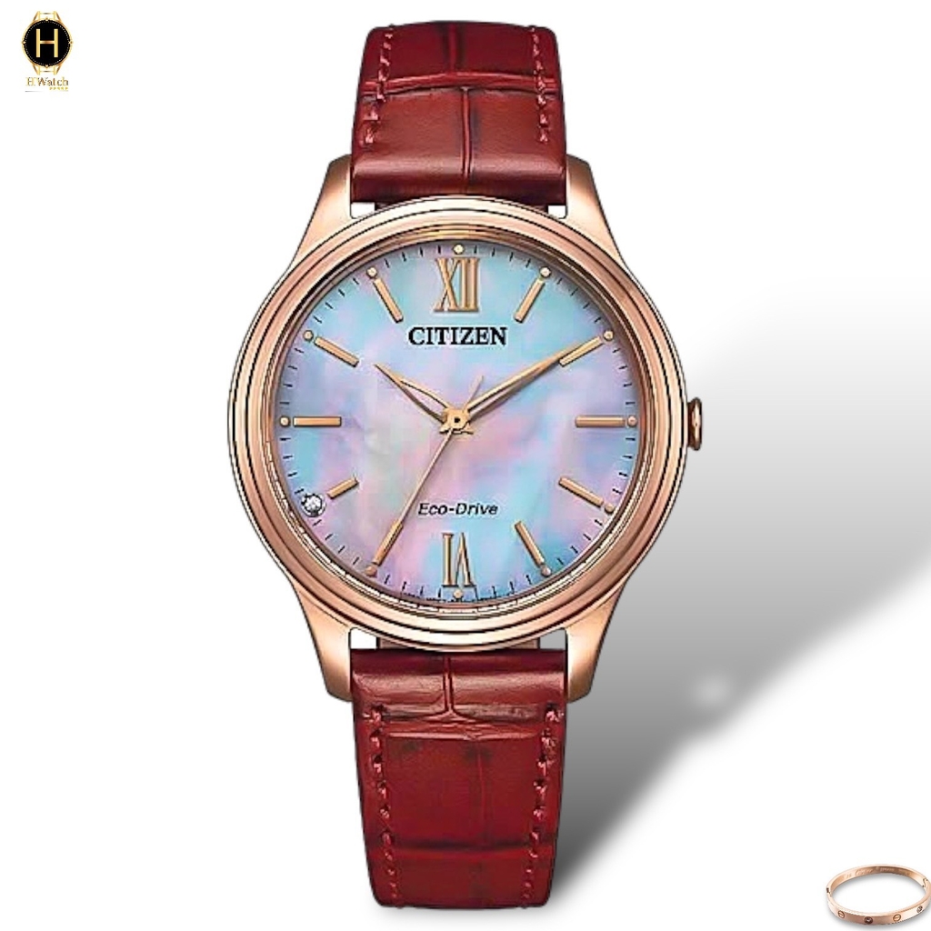 Đồng Hồ Nữ Citizen Quartz Eco-Drive EM0419-11D