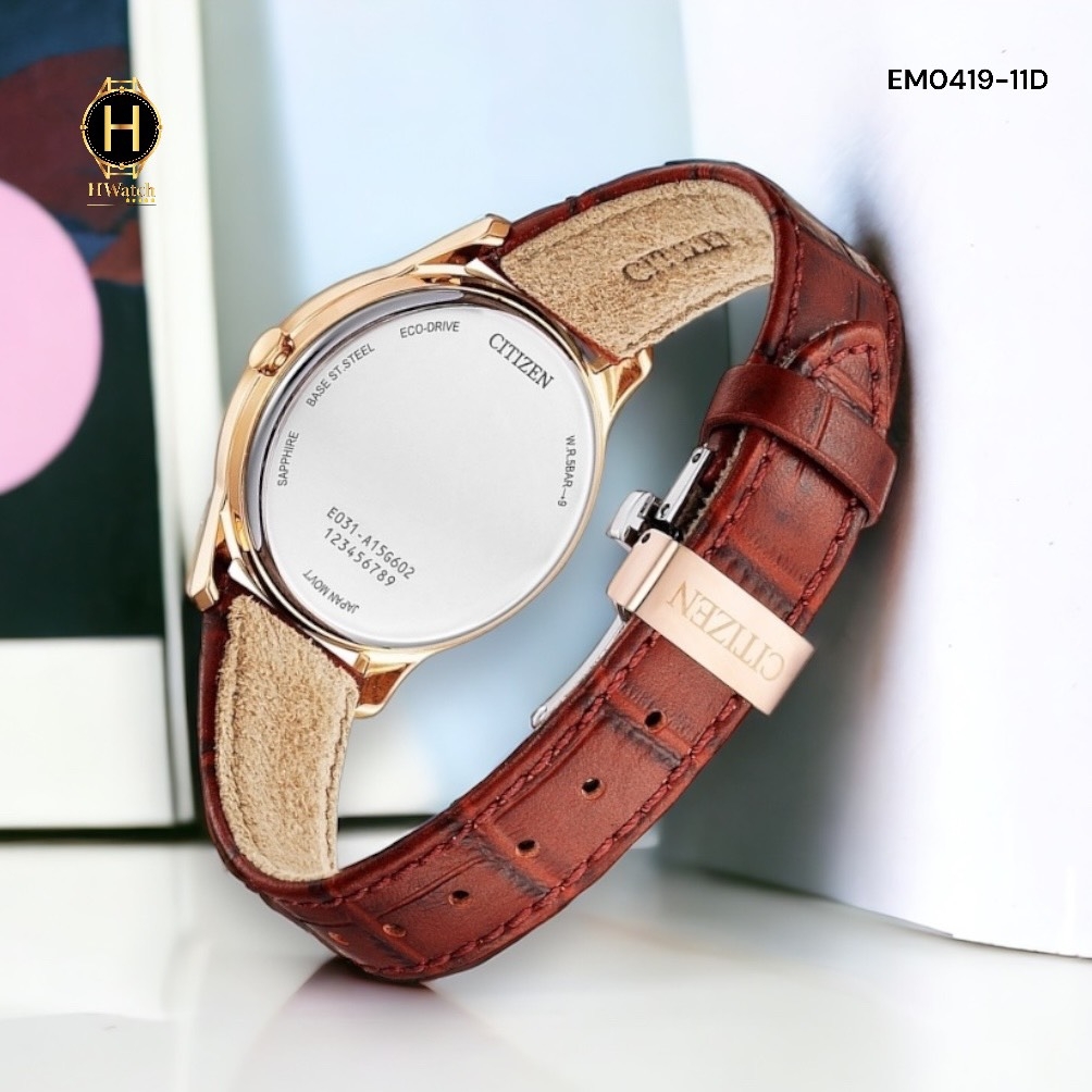 Đồng Hồ Nữ Citizen Quartz Eco-Drive EM0419-11D
