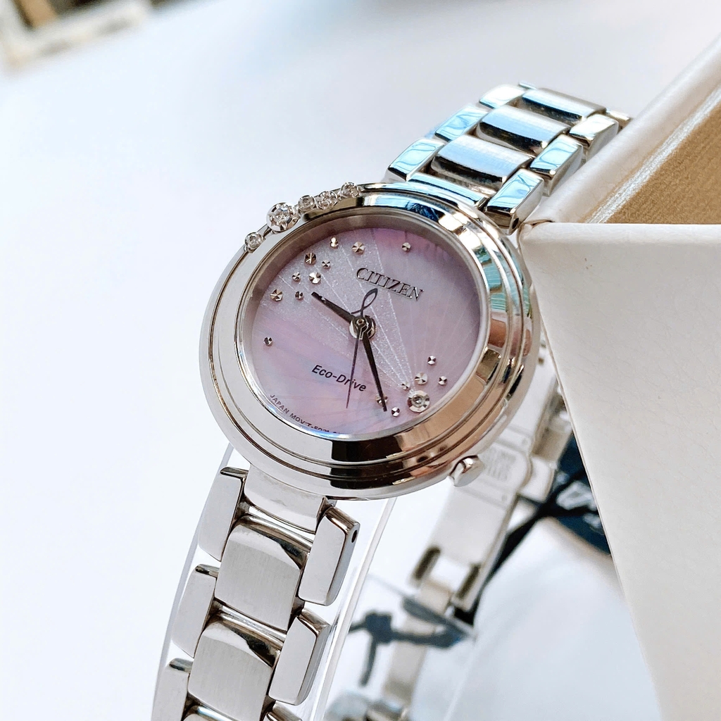 Đồng Hồ Nữ Citizen Quartz Eco -Drive L Carina EM0460-50N