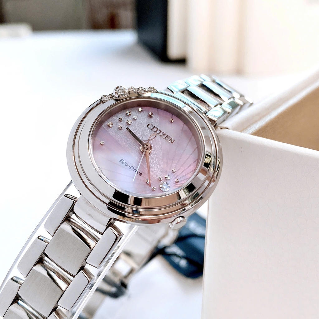 Đồng Hồ Nữ Citizen Quartz Eco -Drive L Carina EM0460-50N