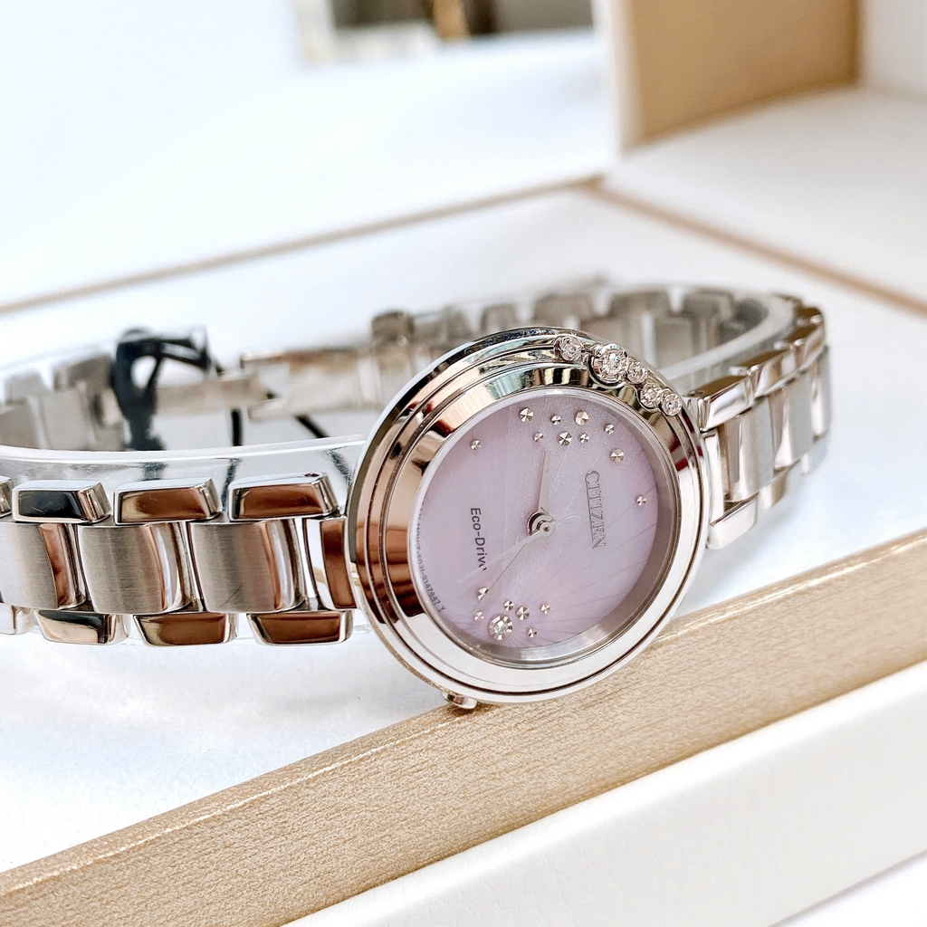 Đồng Hồ Nữ Citizen Quartz Eco -Drive L Carina EM0460-50N