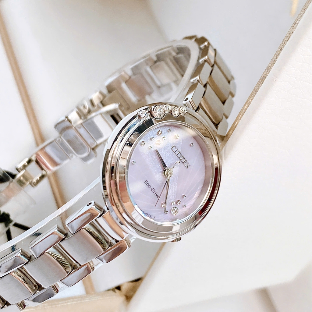 Đồng Hồ Nữ Citizen Quartz Eco -Drive L Carina EM0460-50N