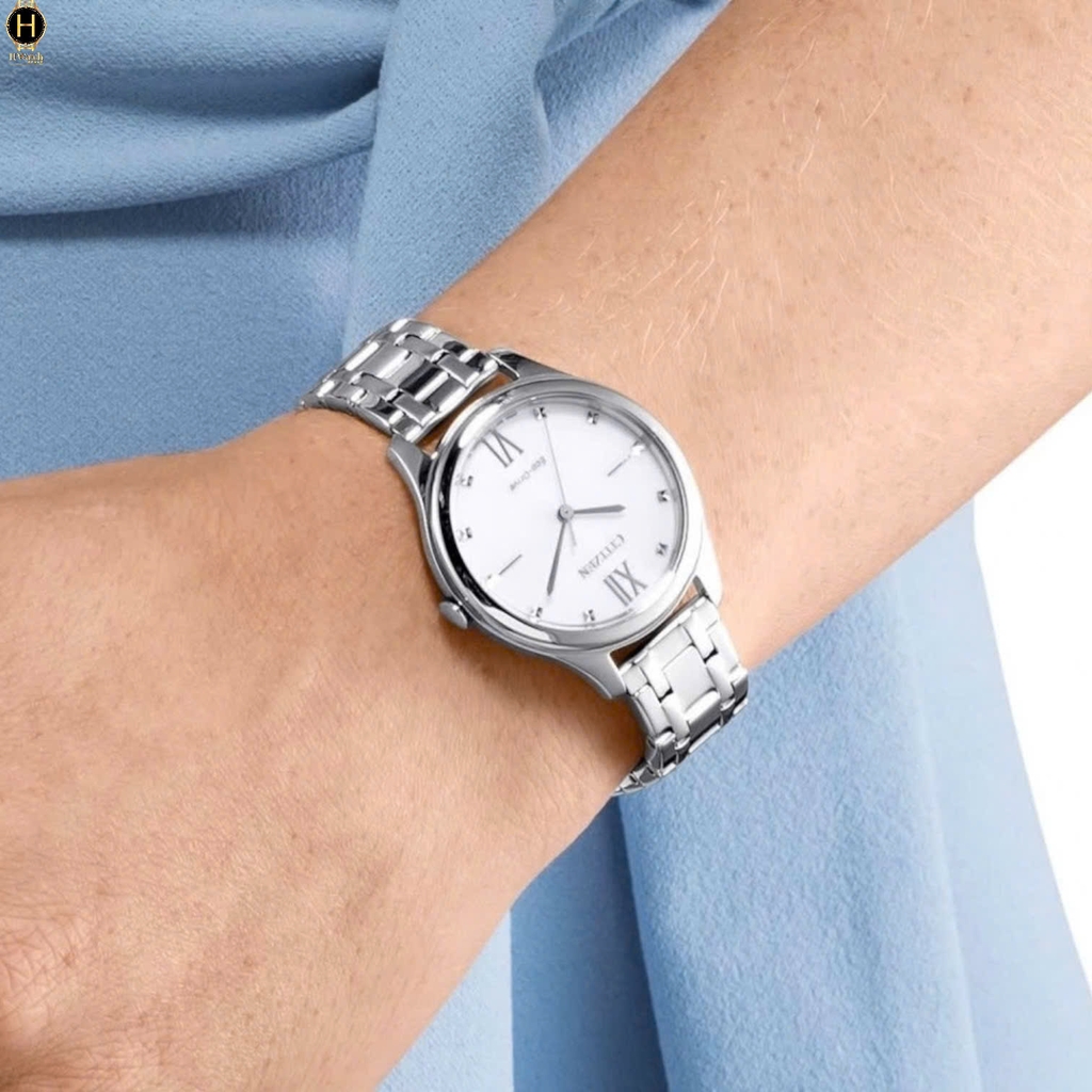 Đồng Hồ Nữ Citizen Quartz Eco-Drive EM0500-73A