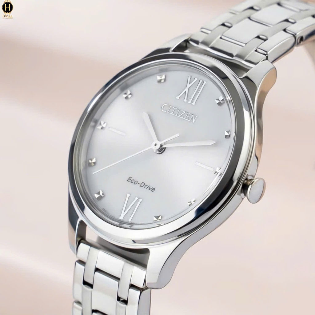 Đồng Hồ Nữ Citizen Quartz Eco-Drive EM0500-73A