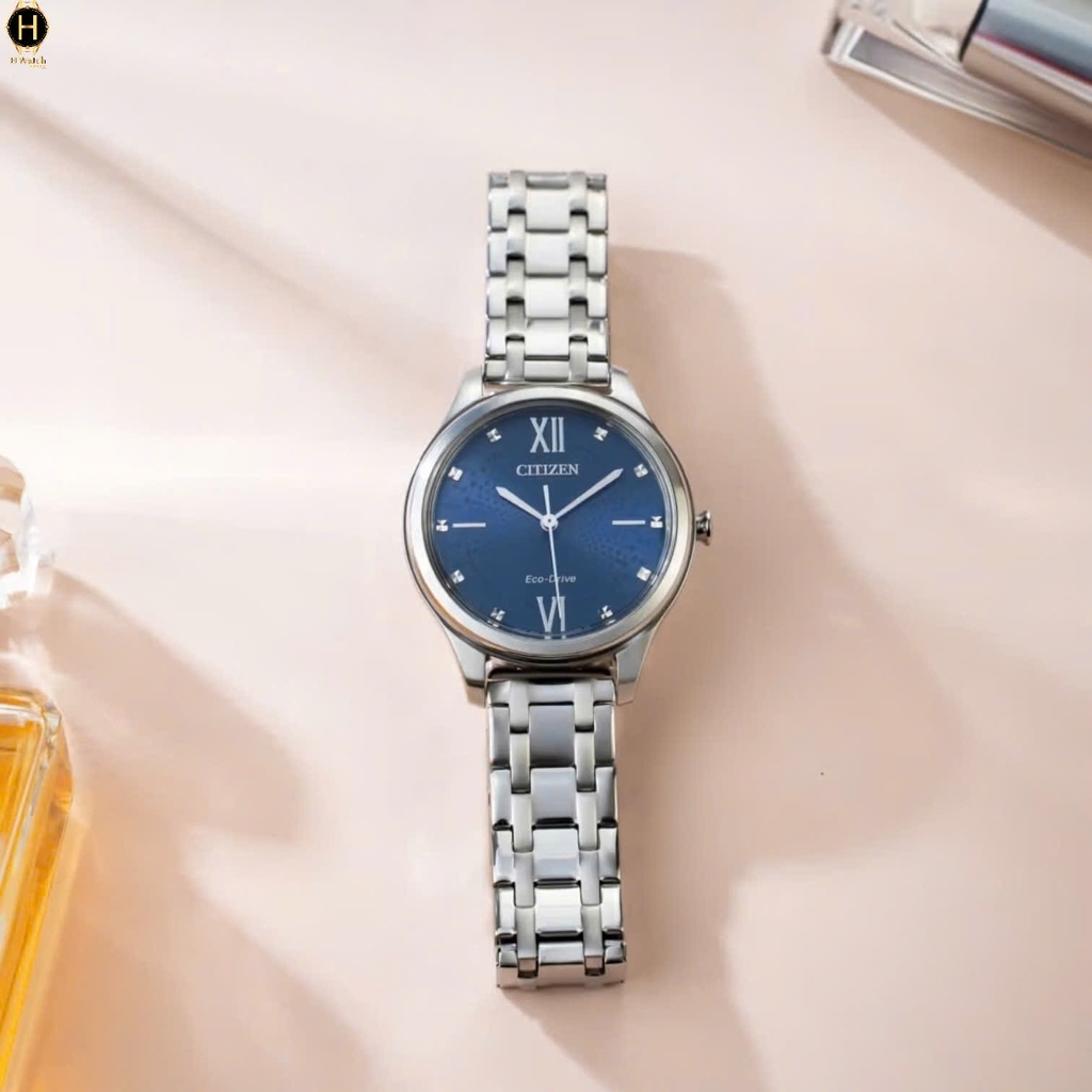 Đồng Hồ Nữ Citizen Quartz Eco-Drive EM0500-73L