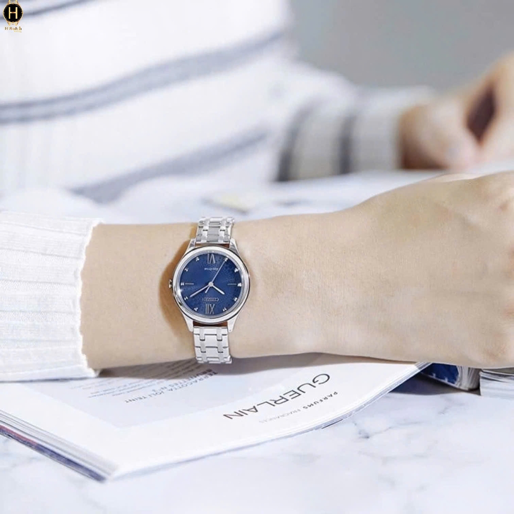 Đồng Hồ Nữ Citizen Quartz Eco-Drive EM0500-73L