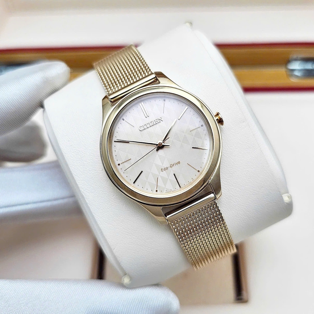 Đồng Hồ Nữ Citizen Quartz Eco-Drive EM0503-83X