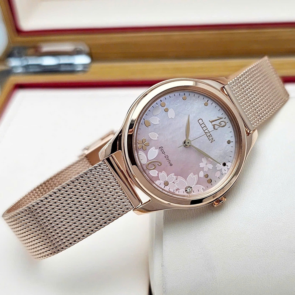 Đồng Hồ Nữ Citizen Quartz Eco -Drive Limited Edition EM0508-80D