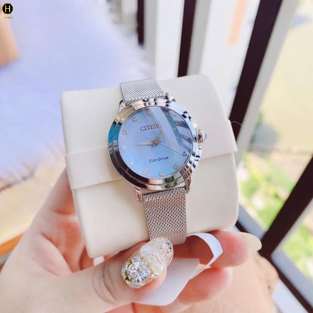 Đồng Hồ Nữ Citizen Quartz Eco-Drive Ceci EM0790-55N