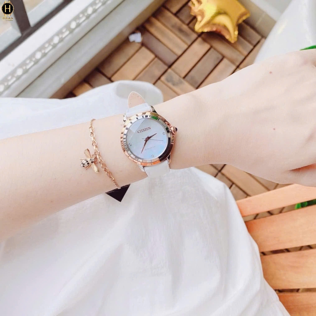 Đồng Hồ Nữ Citizen Quartz Eco-Drive Ceci EM0796-08Y