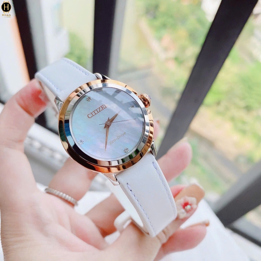 Đồng Hồ Nữ Citizen Quartz Eco-Drive Ceci EM0796-08Y
