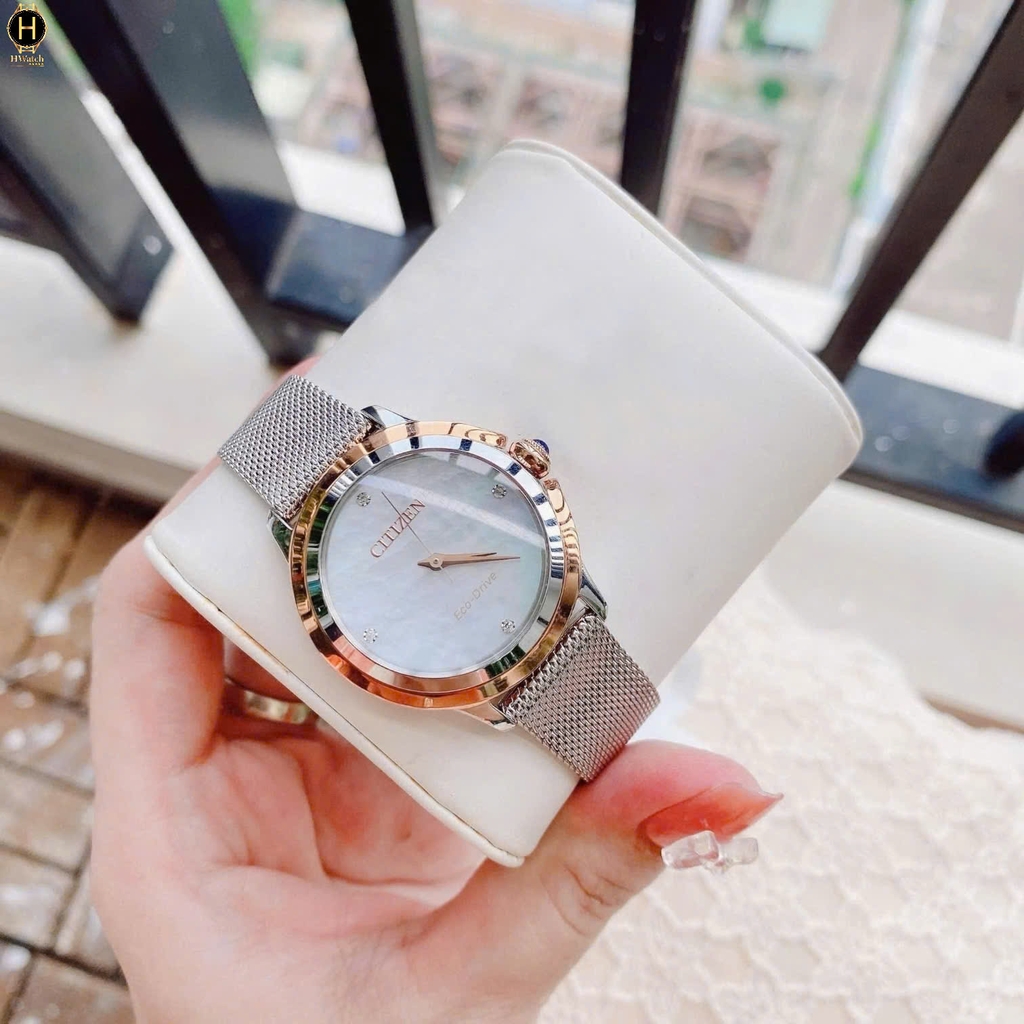 Đồng Hồ Nữ Citizen Quartz Eco-Drive Ceci EM0796-59Y