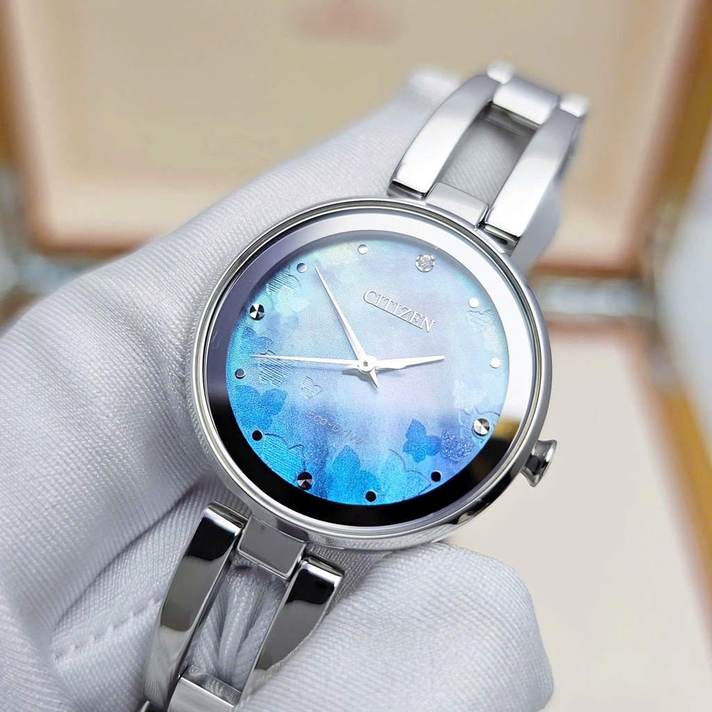 Đồng Hồ Nữ Citizen Quartz Eco-Drive EM0801-85N
