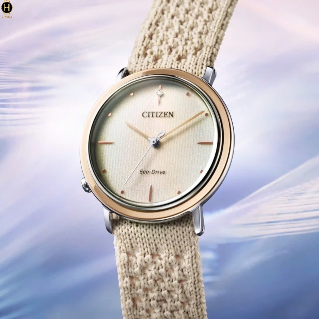 Đồng Hồ Nữ Citizen Quartz Eco-Drive L 10th Anniversary EM1006-40A