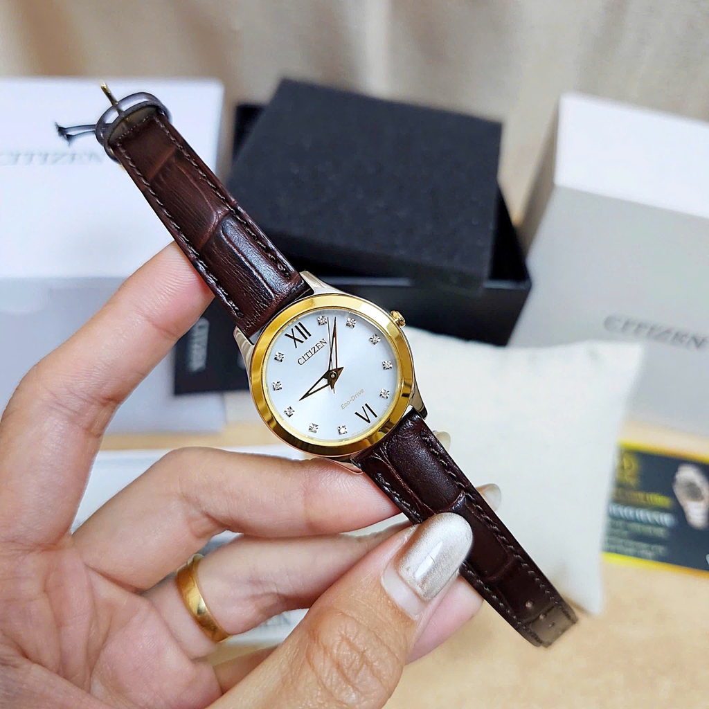 Đồng Hồ Nữ Citizen Quartz Eco-Drive LTR EM1018-24A