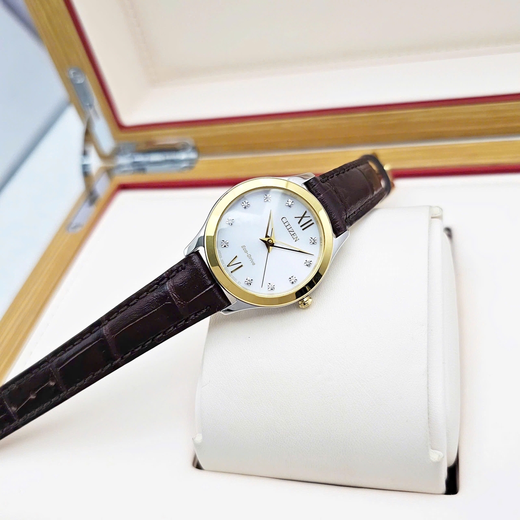 Đồng Hồ Nữ Citizen Quartz Eco-Drive LTR EM1018-24A