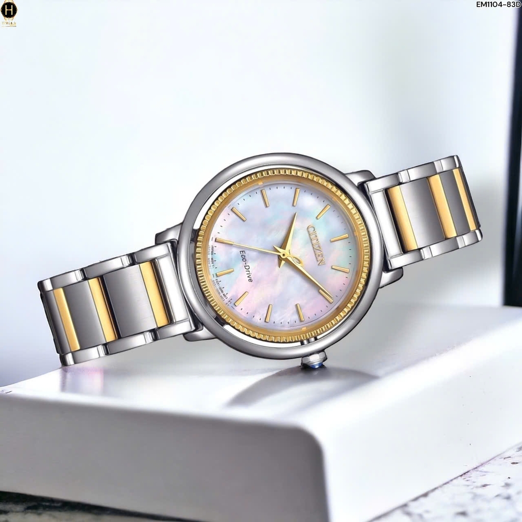 Đồng Hồ Nữ Citizen L Quartz Eco-Drive EM1104-83D