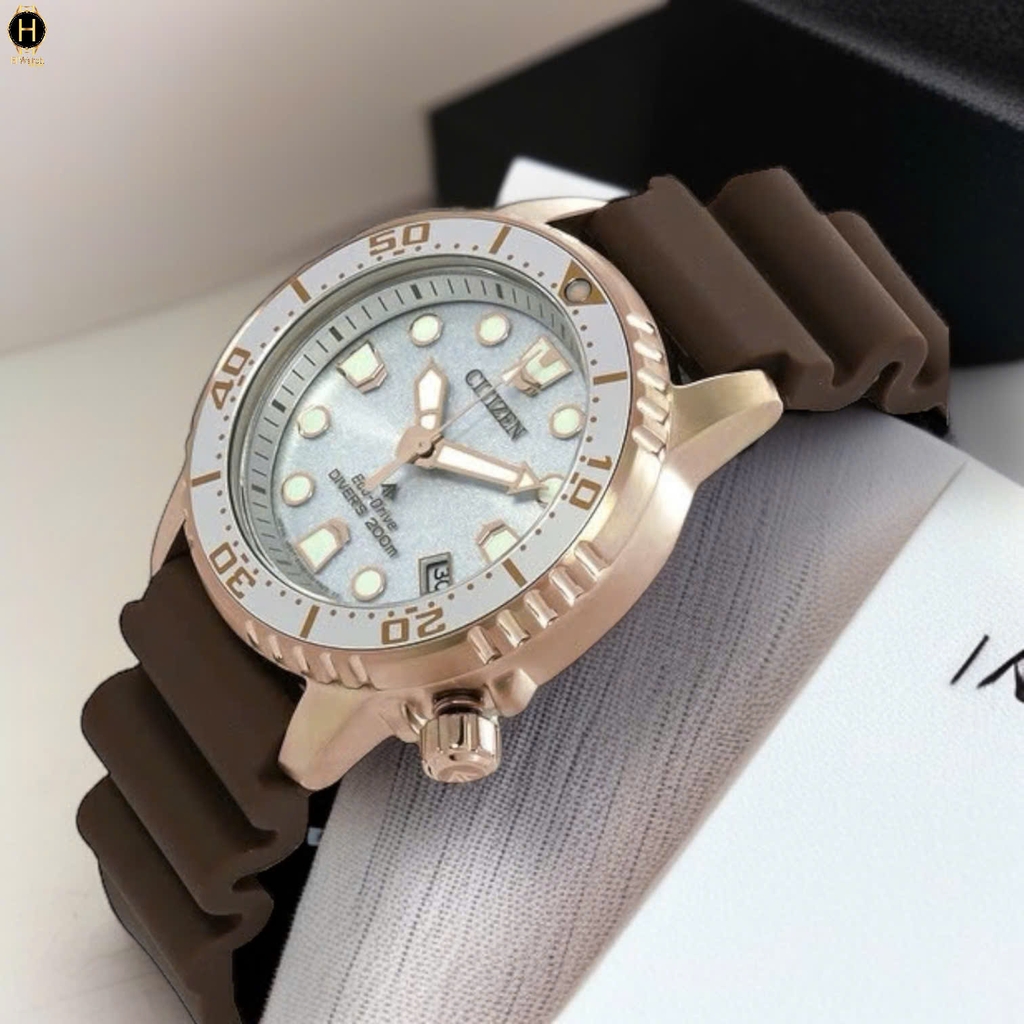 Đồng Hồ Nữ Citizen Quartz Eco-Drive Promaster Diver's 200M EO2022-02A